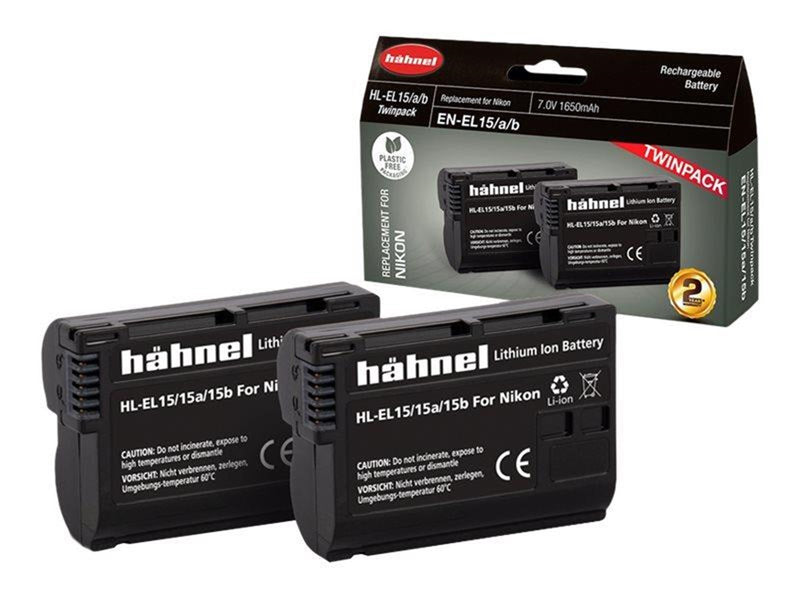 Hähnel HL-EL15/15A/15B Twin Pack