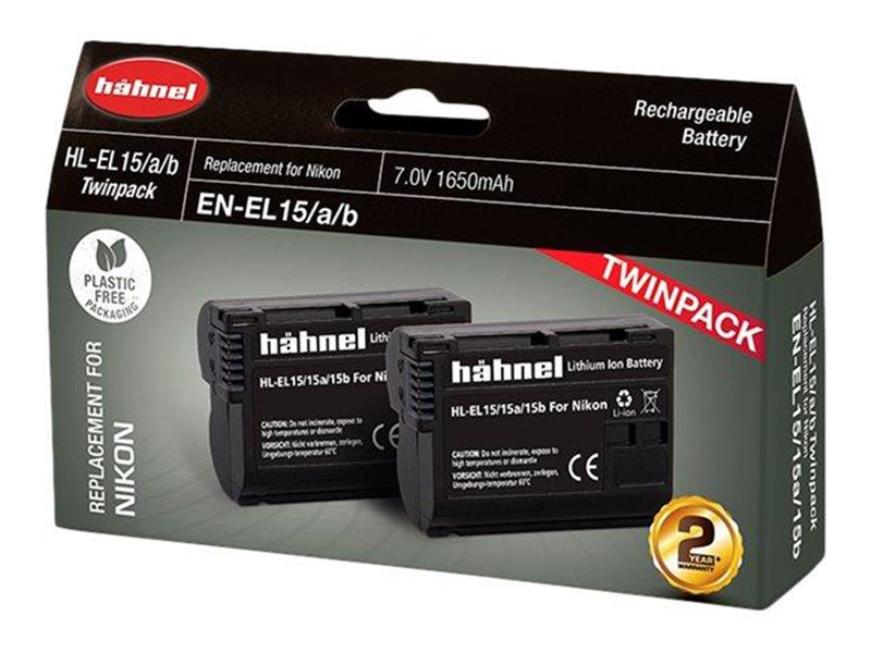Hähnel HL-EL15/15A/15B Twin Pack