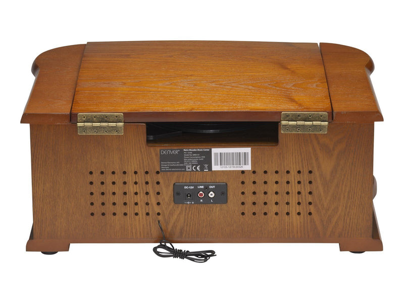 DENVER MRD-51 - Retro music system - LP - CD - FM - DAB - Wood