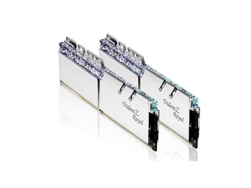 G.Skill Trident Z Royal DDR4-4000 - 64GB - CL18 - Dual Channel (2 pcs) - Intel XMP - Silber mit RGB