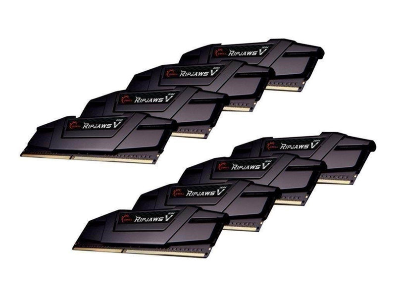 G.Skill Ripjaws V DDR4-3600 - 256GB - CL16 - Octa Channel (8 pcs) - Intel XMP - Schwarz