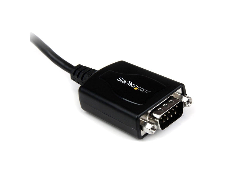 StarTech.com 1 ft USB zu RS232 Serial DB9 Adapter Kabel mit COM Retention
