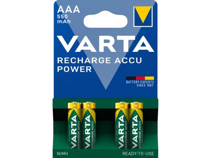 VARTA battery - 4 x AAA - NiMH
