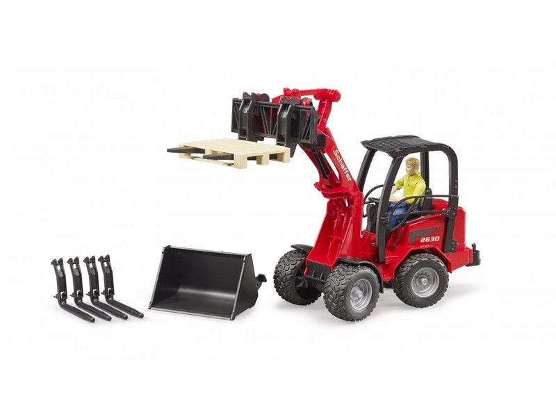 Bruder  Schäffer Compact loader 2630 with figure and accessories