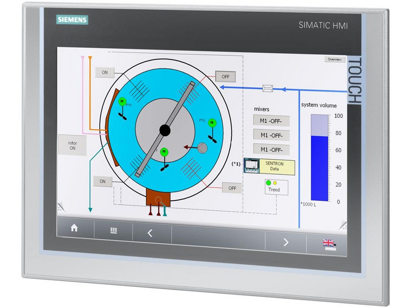 Siemens Simatic hmi tp1200 comfort 6av2124-0mc01-0ax0