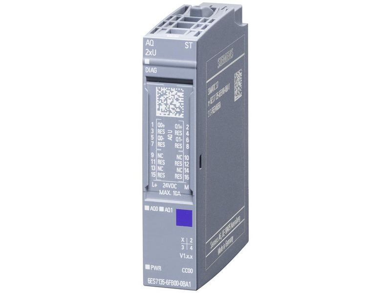 Siemens Simatic et 200sp analog output module aq 2xi standard