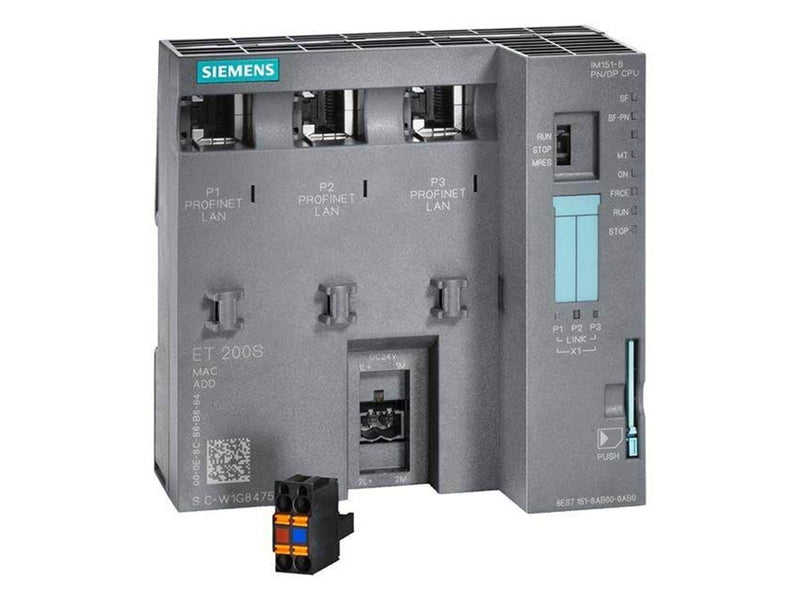 Siemens Et200s im151-8 pn cpu 192 kb 6es7151-8ab01-0ab0