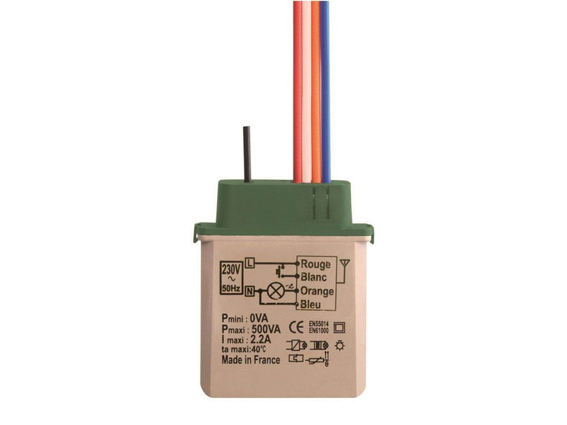 Urmet Wl flush-mounted 500w power timed dimmer (neutral switching)