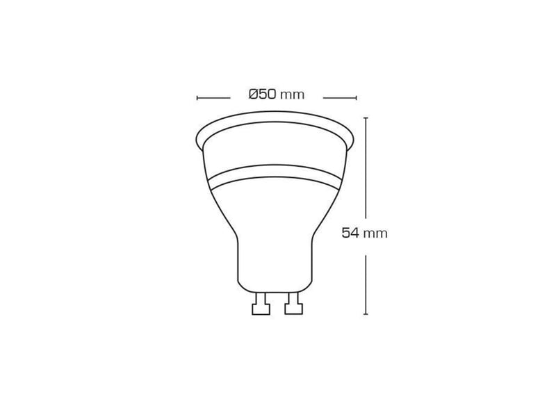Scan Products LED-Lampe 5W/940 Flicker-free Dimmable 38° GU10