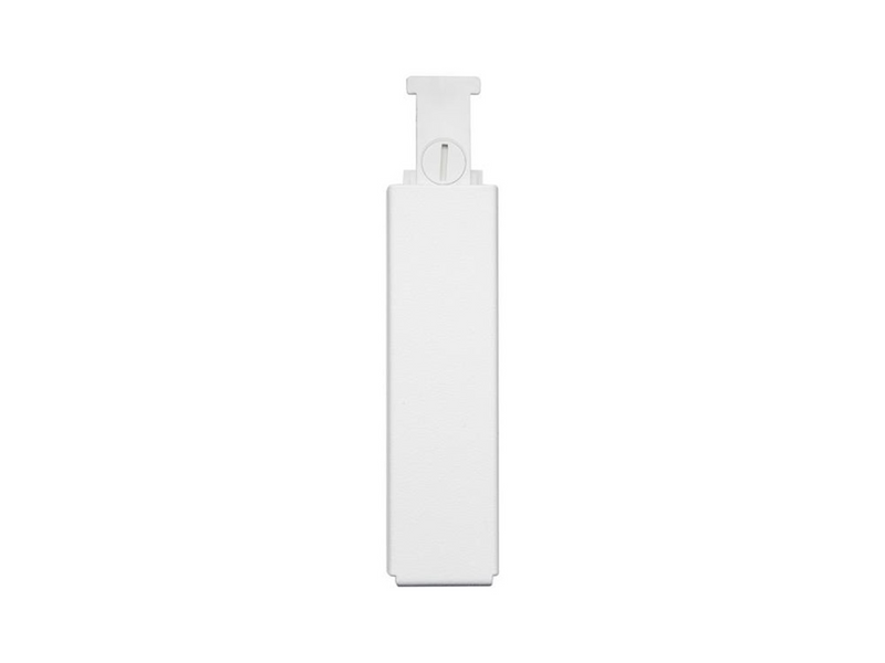SG Armaturen Zip slim end connector white