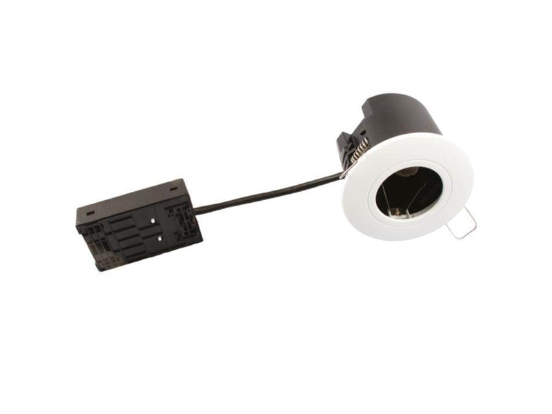Scan Products Cira fixed 230v gu10 ip44 matt white round