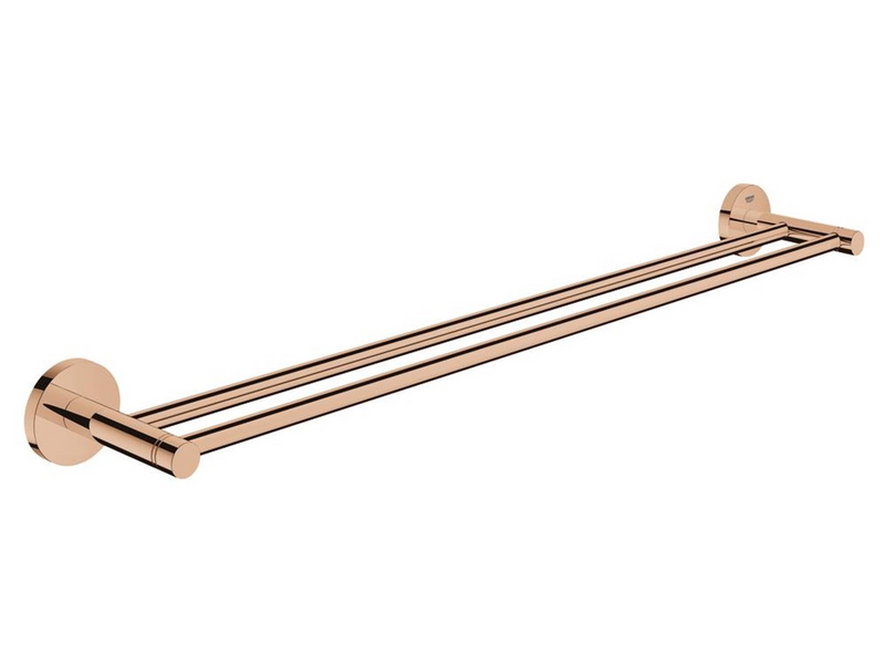 Grohe Essentials, Doppel-Badetuchhalter, warm sunset
