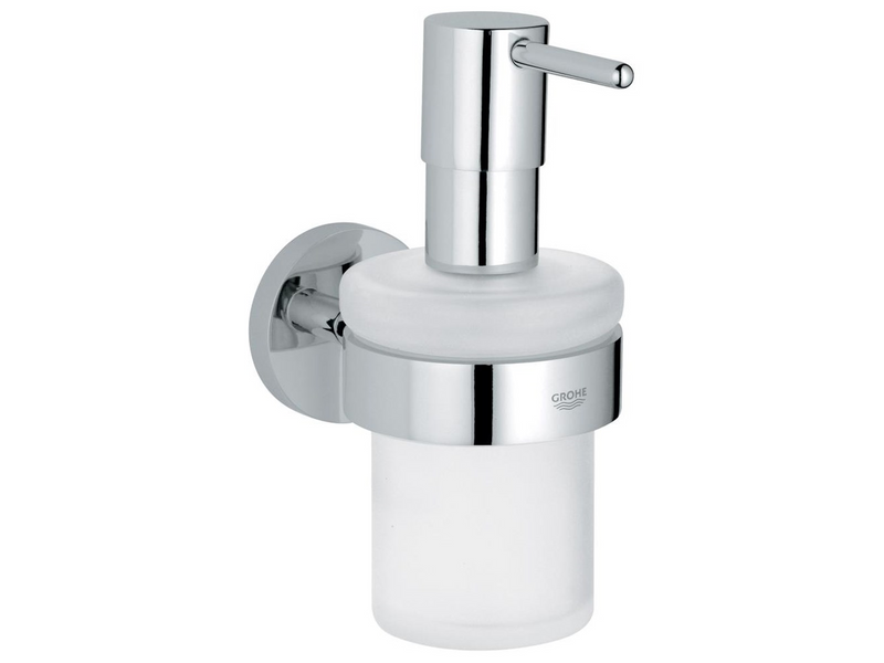 Grohe Essentials, Seifenspender mit Halter, chrom
