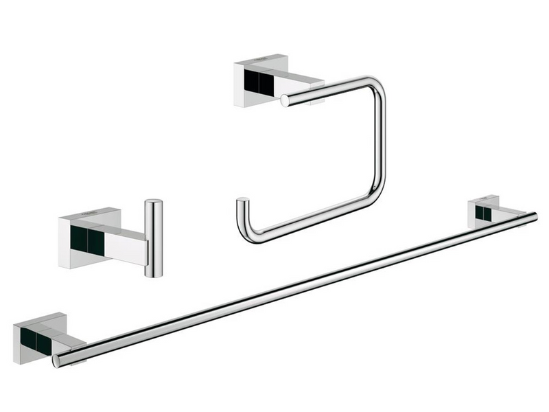 Grohe Essentials Cube, Bad-Set 3 in 1, chrom