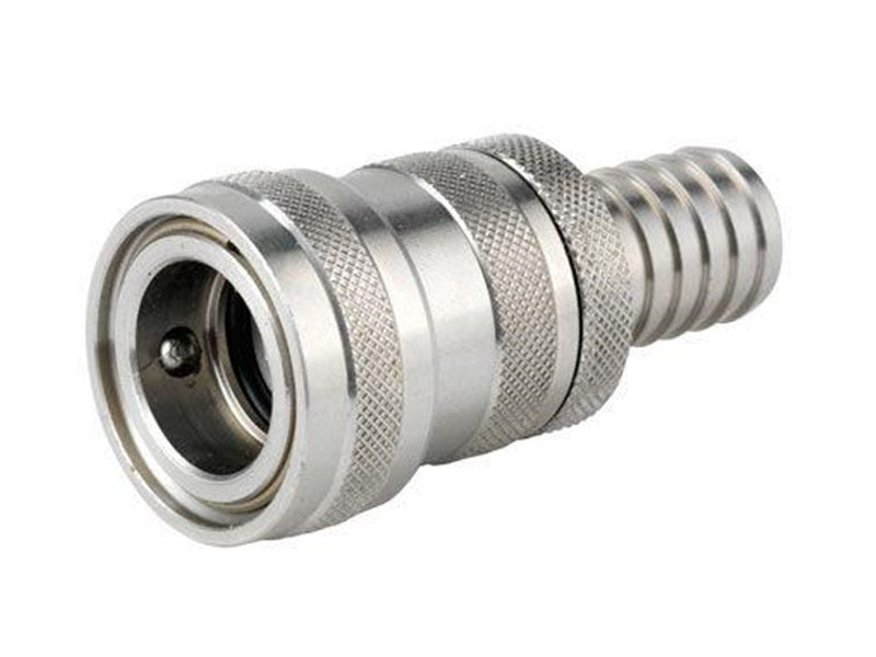 Nito 3/4" stainless steel coupler with 3/4" hose tail