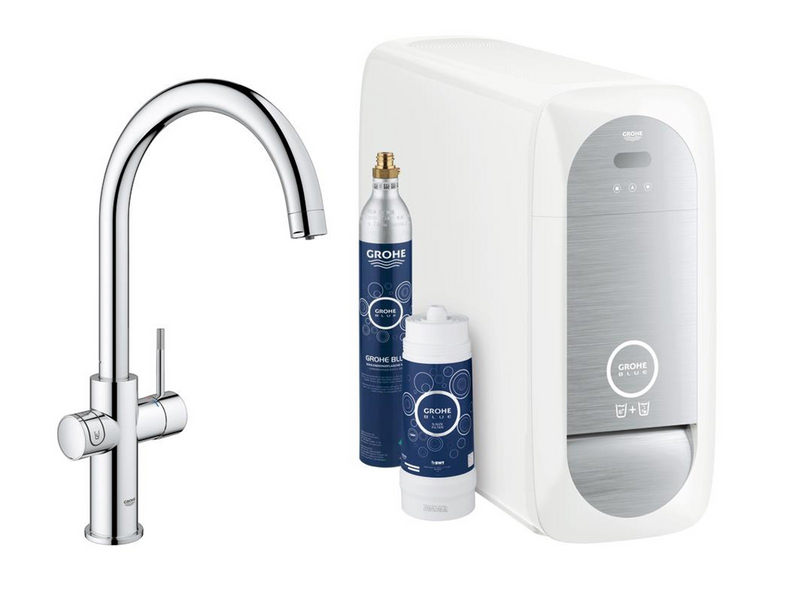 Grohe Blue Home, C-Auslauf Starter Kit, chrom