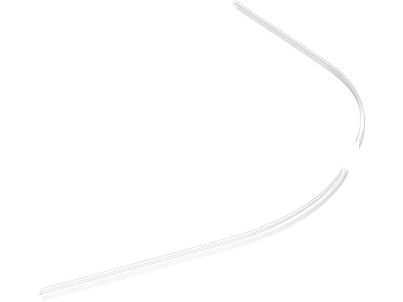 Dansani pvc seal - for curved doors (2 pcs) e/f