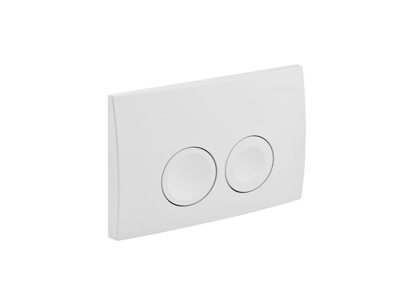 Geberit actuator plate delta21 for dual flush: bright chrome