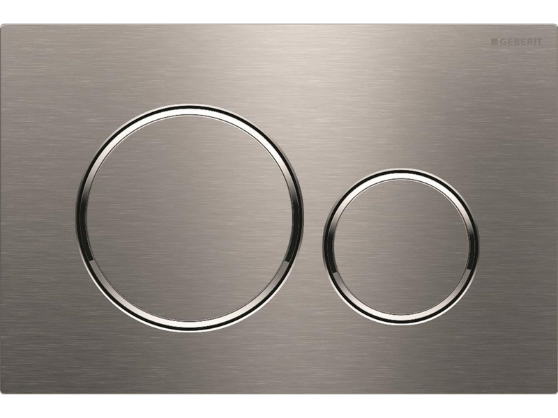 Geberit actuator plate sigma20 for dual flush stainless stee