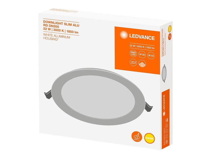 LEDVANCE downlight led slim value 205 22w/3000k