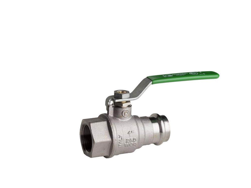 Pettinaroli Heavyduty fullway ball valve with press fittings ends press