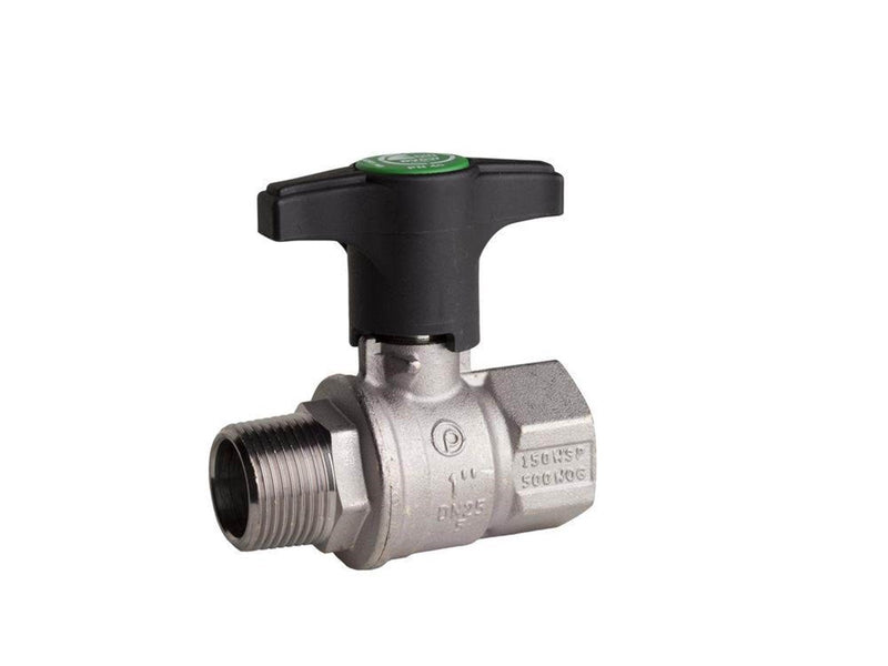Pettinaroli F x m heavyduty fullway ball valve extended plastic lever