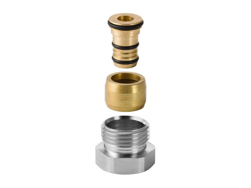 Geberit mepla union connector with male thread: d16mm g1/