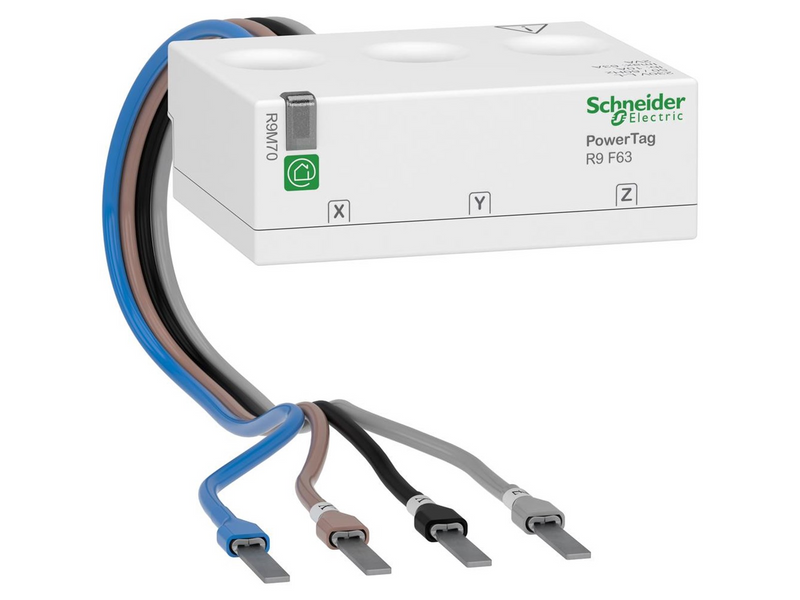 Schneider Electric Energy sensor resi r9m70 f63 powertag 3p + n flex with 25cm