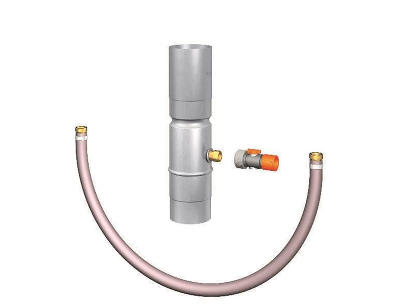 Rheinzink water butt connector with 1/2 gardena-connector 87