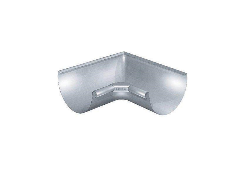 Rheinzink corner internal 90° for half-round gutter 250x0.7m