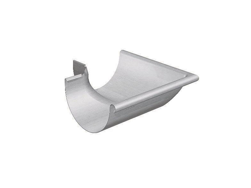 Rheinzink corner external 90° for half-round gutter 333x0.7m