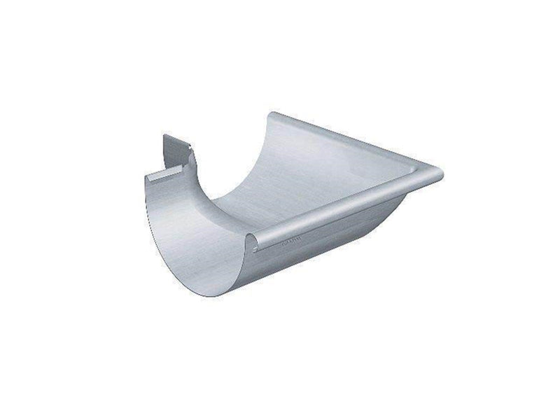 Rheinzink corner external 90° for half-round gutter 280x0.7m