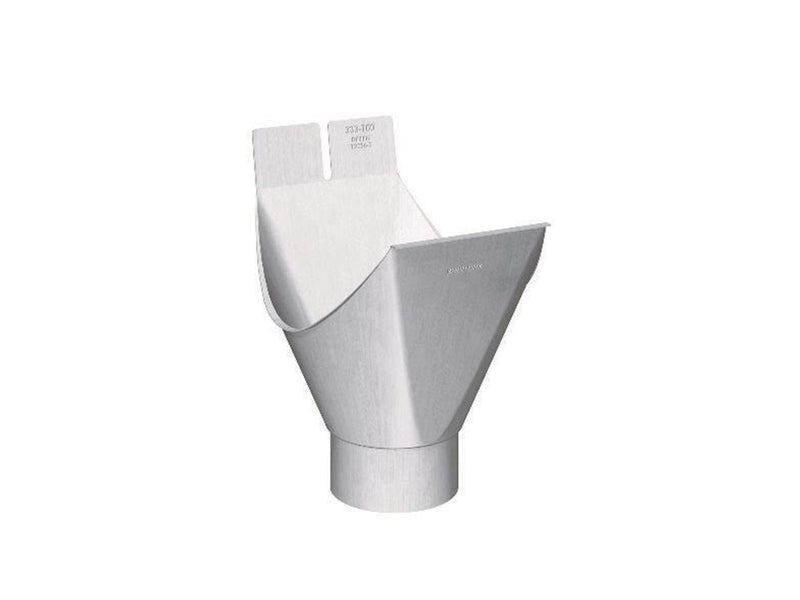 Rheinzink plug-in outlet half-round 280/76