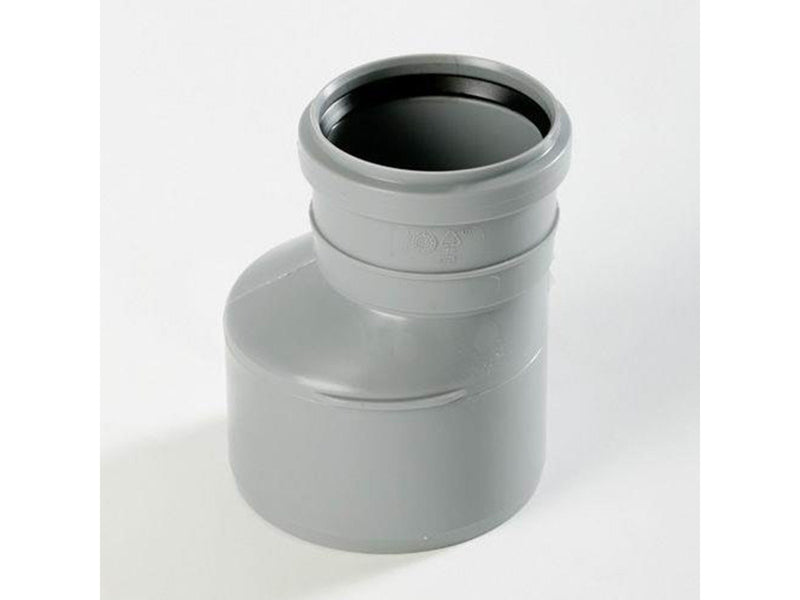 Wavin Wafix pp reducer long 75 x 40 mm grey