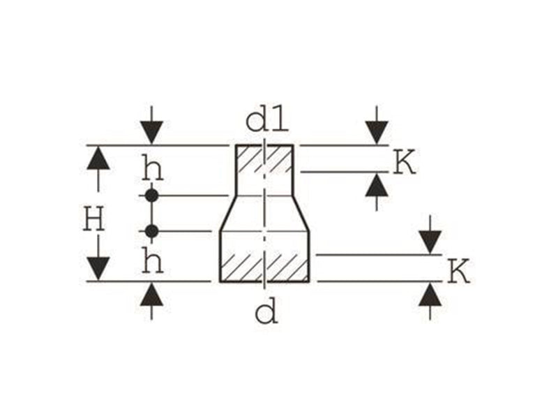 Geberit Reducer pe-hd d110/56 concentric