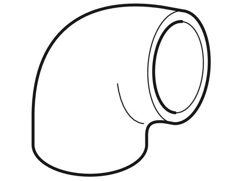 Geberit Bøjning geberit peh 88.5° 63 mm