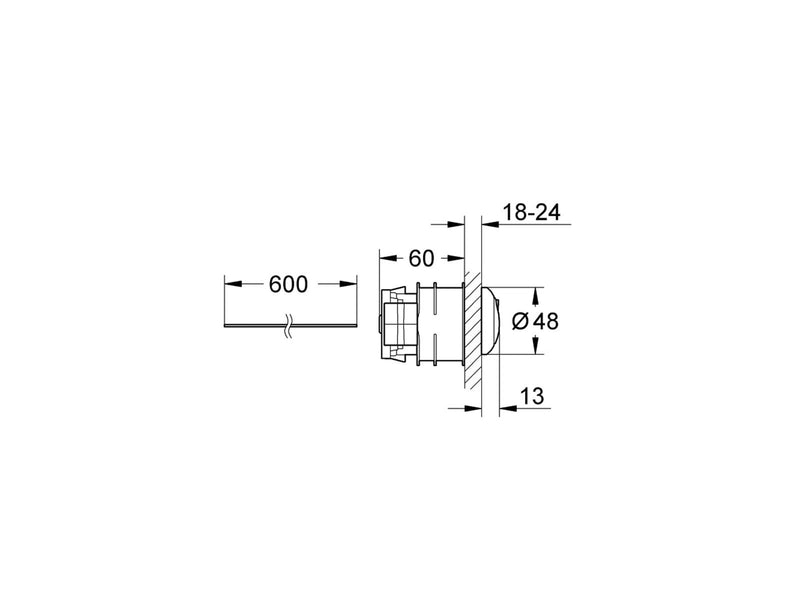Grohe Push button for dual flush