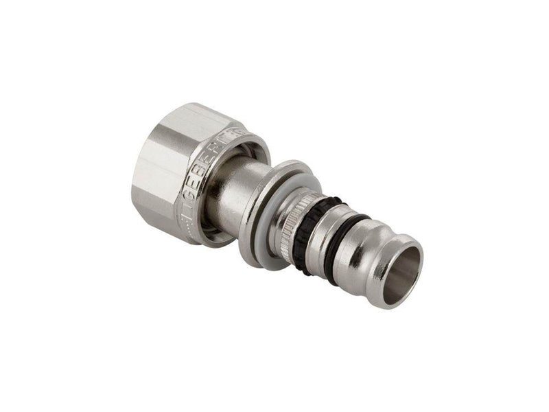 Geberit mepla connector with union nut: d16mm g1/2