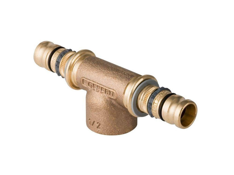 Geberit mepla t-piece with female thread: d40mm rp1 d14