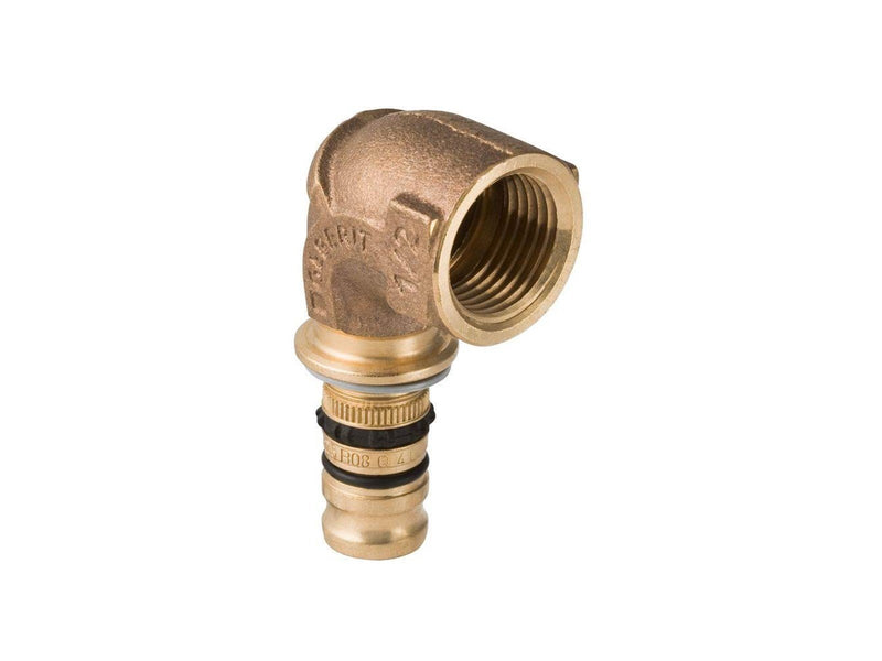 Geberit mepla bend adapter 90° with female thread: d63mm r