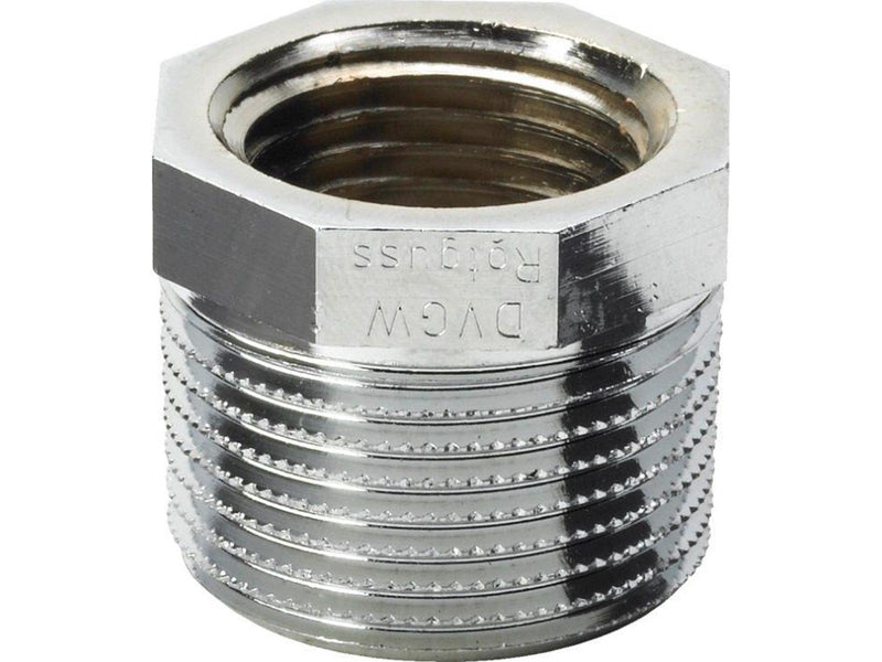 Viega Nipple socket 1/2" x 3/8" chrome plated gunmetal