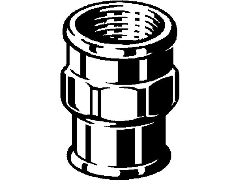 Viega Form socket 1 1/4" x 1" gunmetal