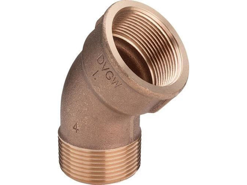 Viega Bend 45° sleeve/nipple 1" gunmetal