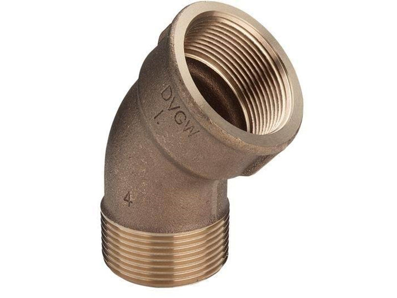 Viega Bend 45° sleeve/nipple 3/4" gunmetal