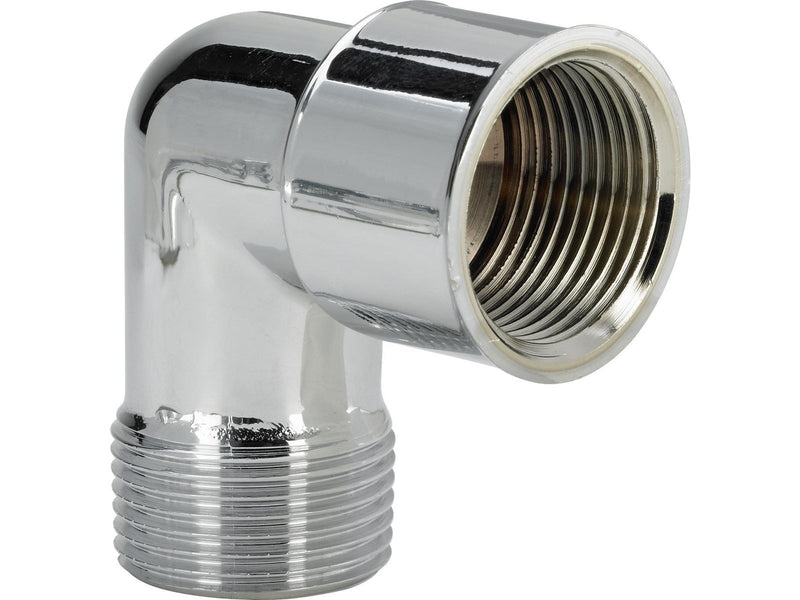 Viega Angle 90° sleeve/nipple 1/2" chrome-plated brass