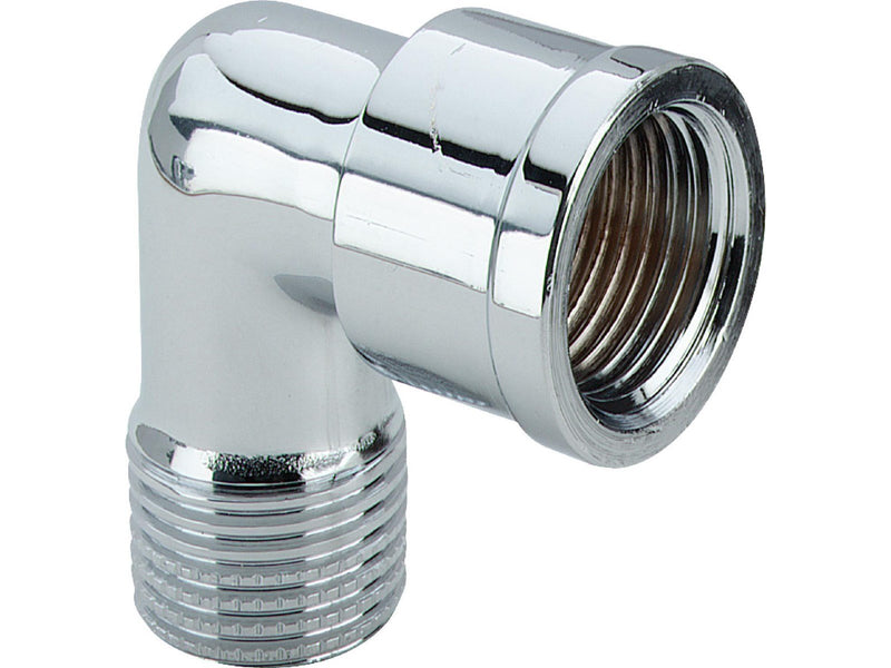 Viega Angle 90° sleeve/nipple 1/2" chrome-plated brass