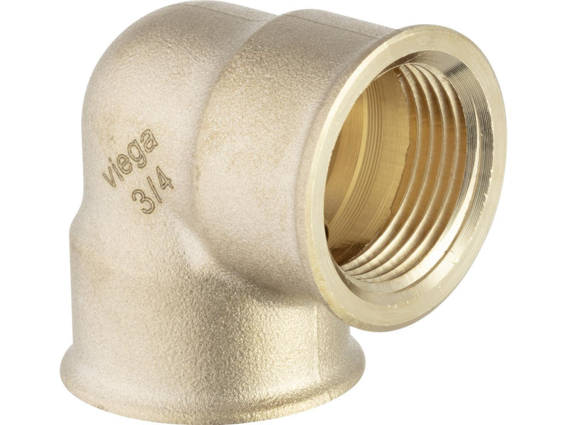 Viega Bend 90° socket/socket 1" gunmetal