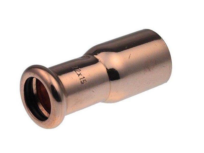 Vsh Fabrieken Xpress copper straight connector fø 15xø22