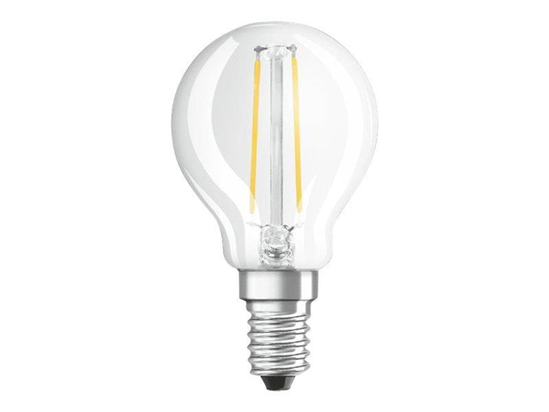Osram LED-Lampe Star Classic Mini-ball 2,5W/827 (25W) Clear E14