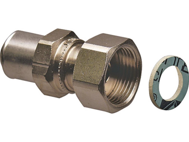 Uponor press adapter swivel nut 16-g3/4sn